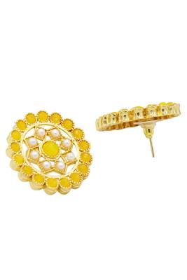 Pearl Beaded Gold-toned Choker/collar Necklace Set for Women & Girls 4