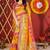 Pink woven jacquard saree 