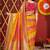 Pink woven jacquard saree 