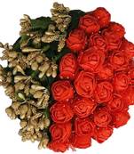 Red hair-accessories