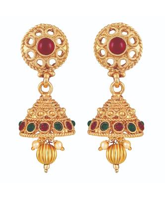 Laxmi design 18 K Gold toned Double Necklace Set For Women 5
