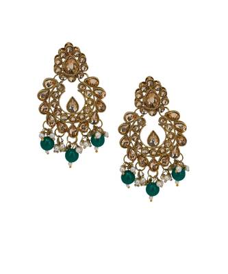 Wedding wear Kundan Pearl Studded Bridal Choker Necklace Set for women 3