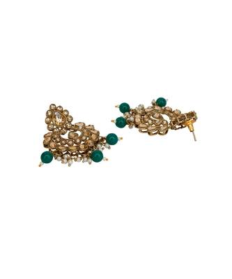 Wedding wear Kundan Pearl Studded Bridal Choker Necklace Set for women 4