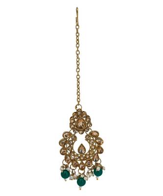 Wedding wear Kundan Pearl Studded Bridal Choker Necklace Set for women 5