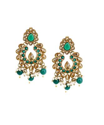 Wedding wear Kundan Beaded Bridal Choker Necklace Set for women 3