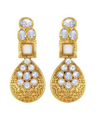 Wedding wear Kundan Beaded Bridal Choker Necklace Set for women 5