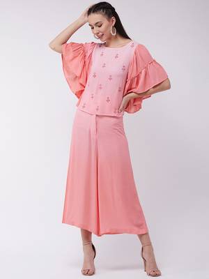 Multicolor printed rayon kurta set 1