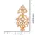 18K Gold Plated Traditional Handcrafted Earrings Encased with Faux Kundan & Pearl for Women/Girls (E2787W)