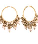 Traditional Handcrafted Pearl Hoop Earring for Women 