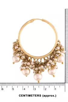 Traditional Handcrafted Pearl Hoop Earring for Women 