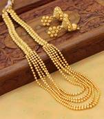 Gold agate necklaces