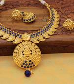 Blue agate necklaces