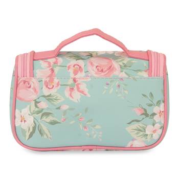NFI essentials Floral Print Cosmetics Pouch Makeup Pouch Vanity Case Jewelry Pouch Stationery Pencil Case Travel  4