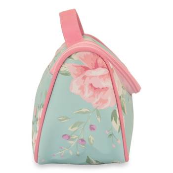 NFI essentials Floral Print Cosmetics Pouch Makeup Pouch Vanity Case Jewelry Pouch Stationery Pencil Case Travel  5