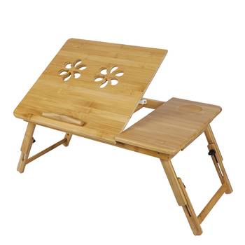 NFI essentials Multipurpose Foldable Wooden Laptop Table, Bed Tray, Study Table, Drawing Activity 1
