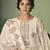Cream digital print cotton salwar