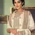 Cream digital print cotton salwar
