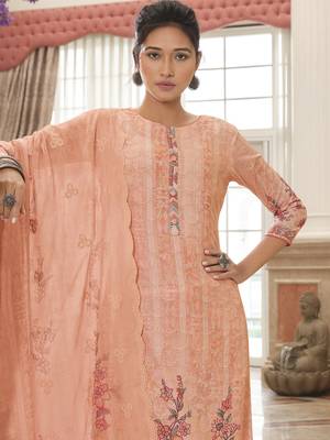 Pink embroidered cotton salwar 3