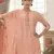 Pink embroidered cotton salwar