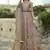 Pink embroidered net salwar