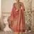 Beige embroidered pure cotton salwar