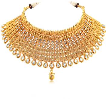 Gold diamond necklace-sets 4