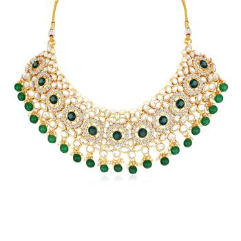 Gold diamond necklace-sets 4