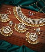 Gold diamond necklace-sets
