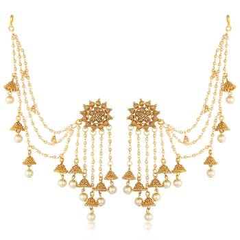 Gold earrings 1