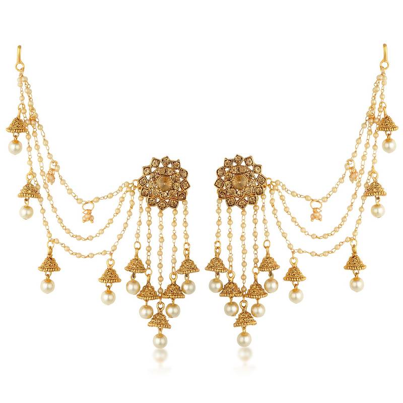 Gold earrings