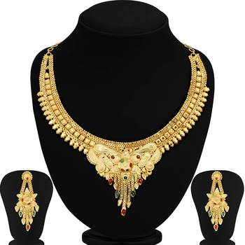 Gold necklace-sets 4