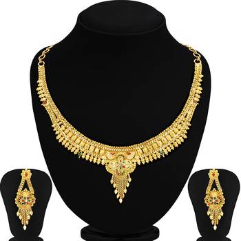 Gold necklace-sets 4