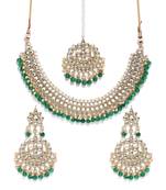 Green pearl necklace sets