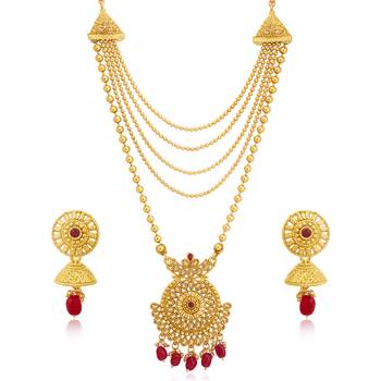 Red diamond necklace-sets 2