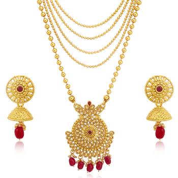 Red diamond necklace-sets 4