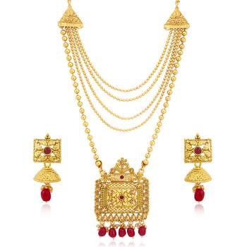 Red diamond necklace-sets 2