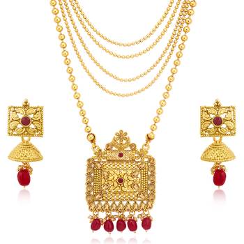 Red diamond necklace-sets 4