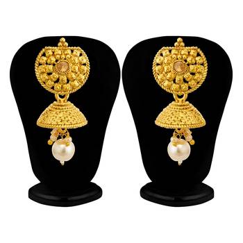 Gold pearl necklace sets 5