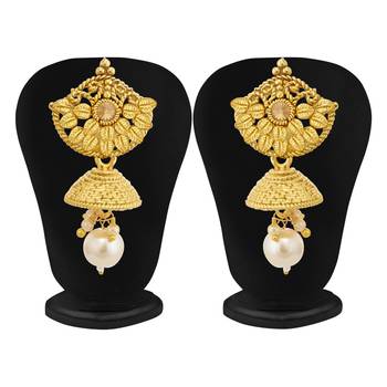Gold pearl necklace sets 5