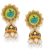 Black pearl earrings