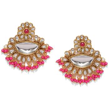 Pink diamond earrings 1