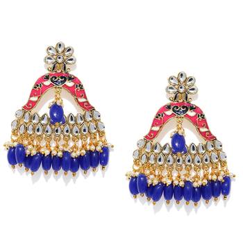 Multicolor pearl earrings 1