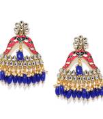 Multicolor pearl earrings