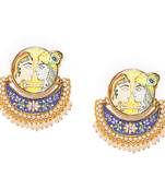 Multicolor pearl earrings