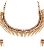 Brown pearl necklace sets