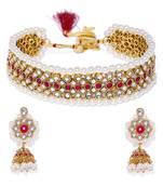 Purple pearl necklace sets