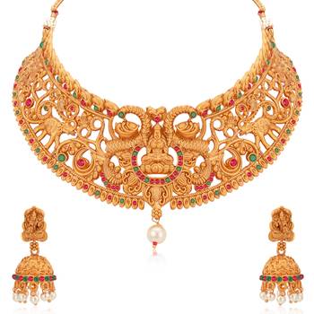 Multicolor pearl necklace sets 3