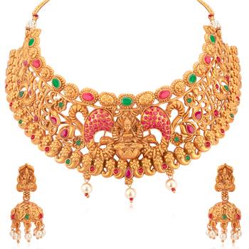 Multicolor pearl necklace sets 3