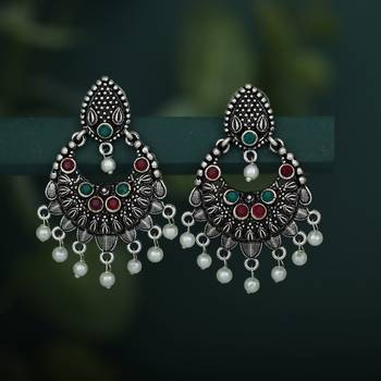 Multicolor pearl earrings 1