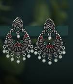 Multicolor pearl earrings